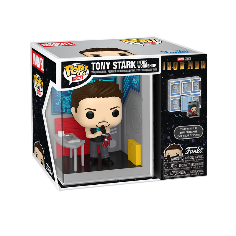 Funko POP! Nooks: Iron Man – Tony Stark in his Workshop