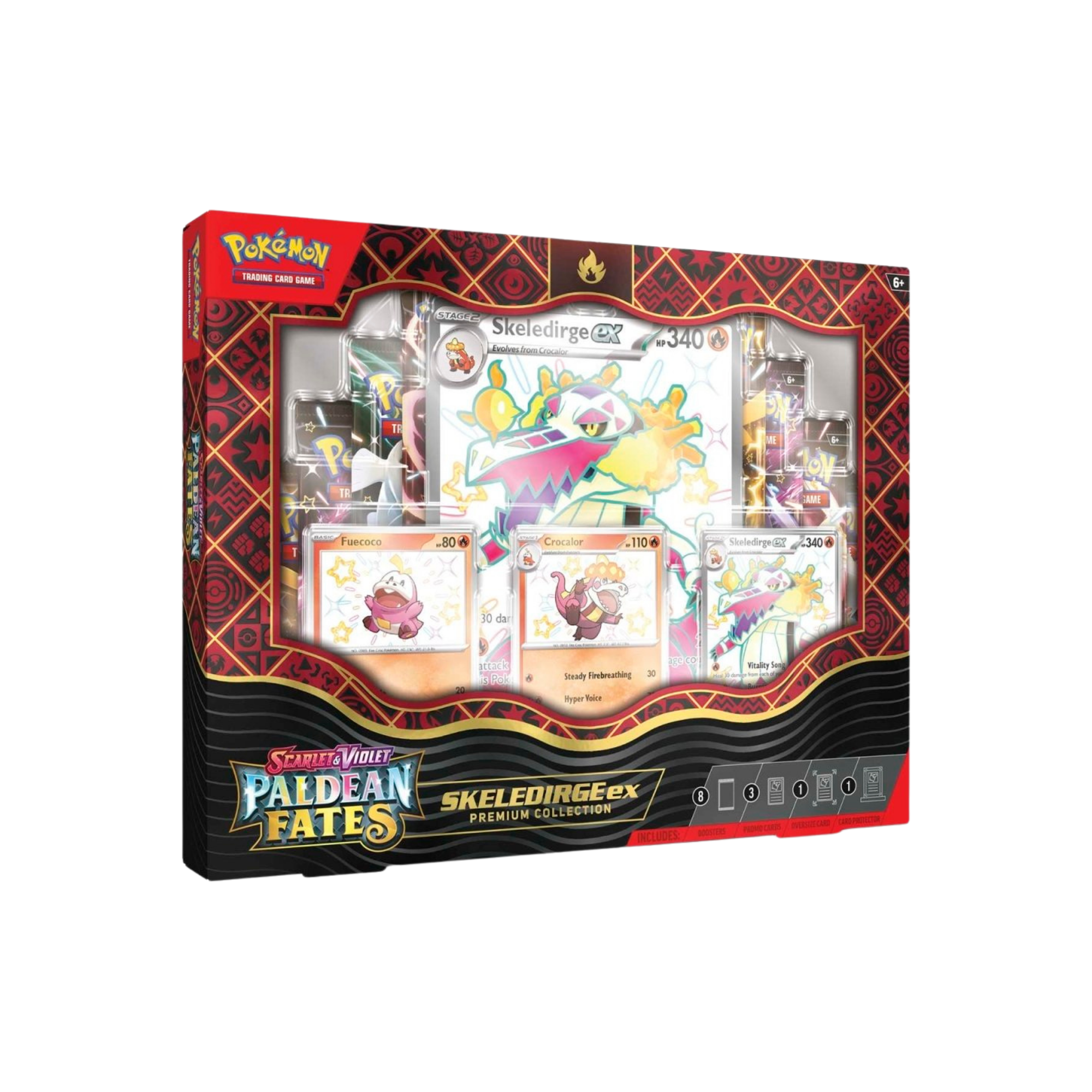 Pokémon TGC Destino di Paldea Skeledirge ex Premium Collection - ITA