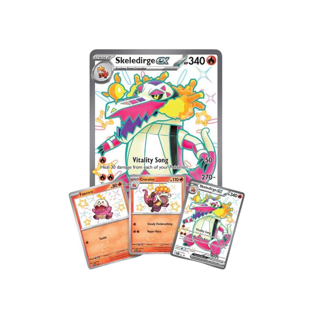 Pokémon TGC Destino di Paldea Skeledirge ex Premium Collection - ITA