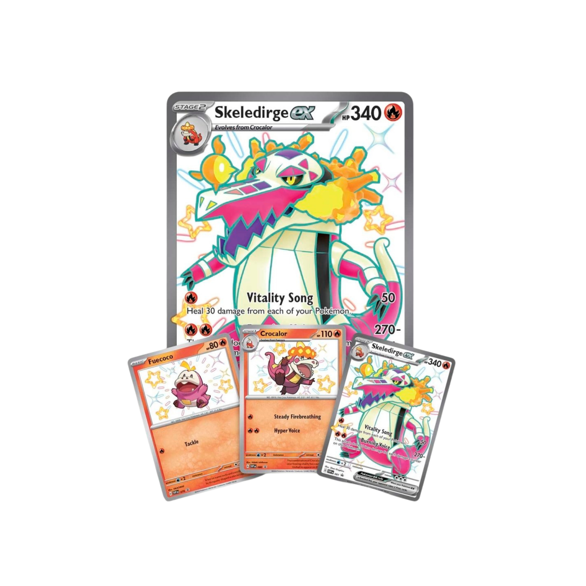 Pokémon TGC Destino di Paldea Skeledirge ex Premium Collection - ITA
