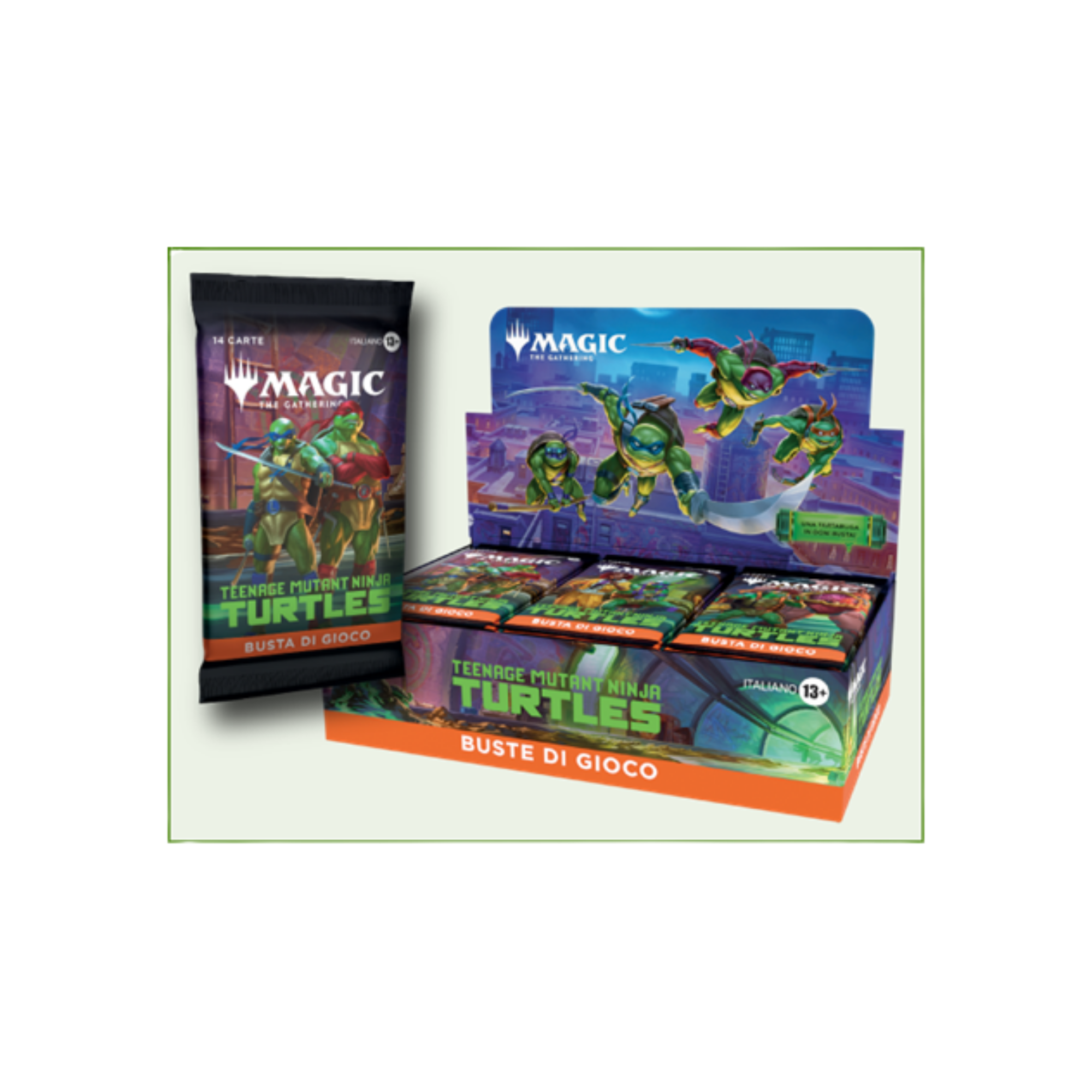 Magic The Gathering - Tartarughe Ninja Display 30 Bustine - ITA